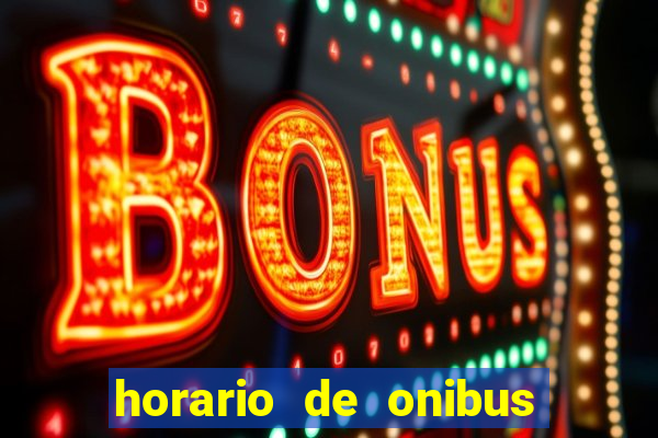 horario de onibus santos dumont x juiz de fora